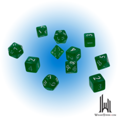 Eclipse 11-Dice Set - Forest Green